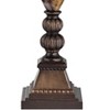 Kathy Ireland Traditional Table Lamps 27" Tall Set of 2 Aged Bronze Faux Marble Alabaster Glass Dome Shade for Living Room Bedroom - 3 of 4