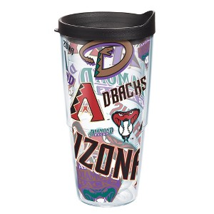 MLB Arizona Diamondbacks Classic Tumbler with Lid - 24oz - 1 of 3