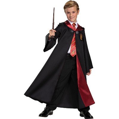 Harry Potter Unisex Adult Hogwarts Uniform Costume Robe Cloak (gryffindor,  Osfa) Black : Target