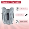 Unique Bargains Team Sports Reversible Numbered Soccer Training Vest 6 Pcs - 4 of 4