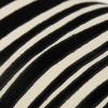 14"x26" Oversized Striped Poly Filled Lumbar Throw Pillow Black - Rizzy Home: Cotton Velvet, Indoor Use, Removable Cover - 4 of 4