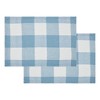 Annie Buffalo Check Blue Placemat Set of 2 13x19 - 2 of 4