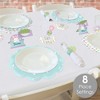 Big Dot of Happiness Spring Easter Bunny - Happy Easter Party Paper Charger and Table Decorations - Chargerific Kit - Place Setting for 8 - 2 of 4