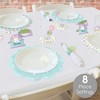 Big Dot of Happiness Spring Easter Bunny - Happy Easter Party Paper Charger and Table Decorations - Chargerific Kit - Place Setting for 8 - image 2 of 4