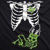 Maternity Witch Baby Bump Skeleton Cute Pregnancy T Shirt Halloween Night - Crazy Dog Maternity T Shirt - 2 of 4