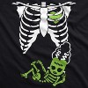 Maternity Witch Baby Bump Skeleton Cute Pregnancy Tshirt Halloween Night - Crazy Dog Maternity T Shirt - image 2 of 4