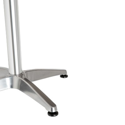 Flash Furniture 23.5" Round Silver Stainless Steel Bar Height Table