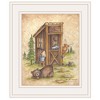 ChicFurnit Wall Art Still Waiting Framed Print Country Style Illustration for Living Room, Multicolor, 11"*1"*13" - 2 of 4