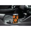 100 North 20 Ounce Stainless Steel On the Go Travel Tumbler With Push Top Lid, Basketball Black - 3 of 4