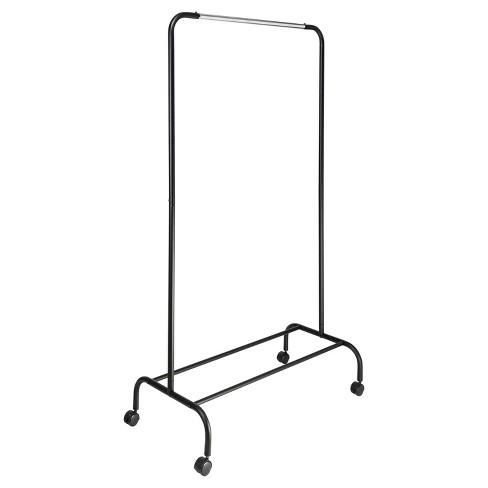 Single Bar Garment Racks Black Silver Room Essentials