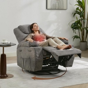 Recliner Chair, 360 Swivel Rocker Recliner Chair for Adults, for Living Room, Bedroom, Home - 1 of 4