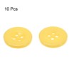 Unique Bargains Resin Craft DIY Round Flat 4-Hole Replacement Sewing Buttons 10 Pcs - 3 of 4