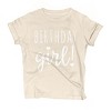 Lalo & Luna Happy Birthday T-Shirt (Girls 1 to 12) Sassy Kids Party Tee - Sweet Baby/Toddler Outfit - 2 of 3