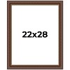 PosterPalooza | Traditional Brown Picture Frame - UV Acrylic, Foam Board Backing, Hanging Hardware - 2 of 4