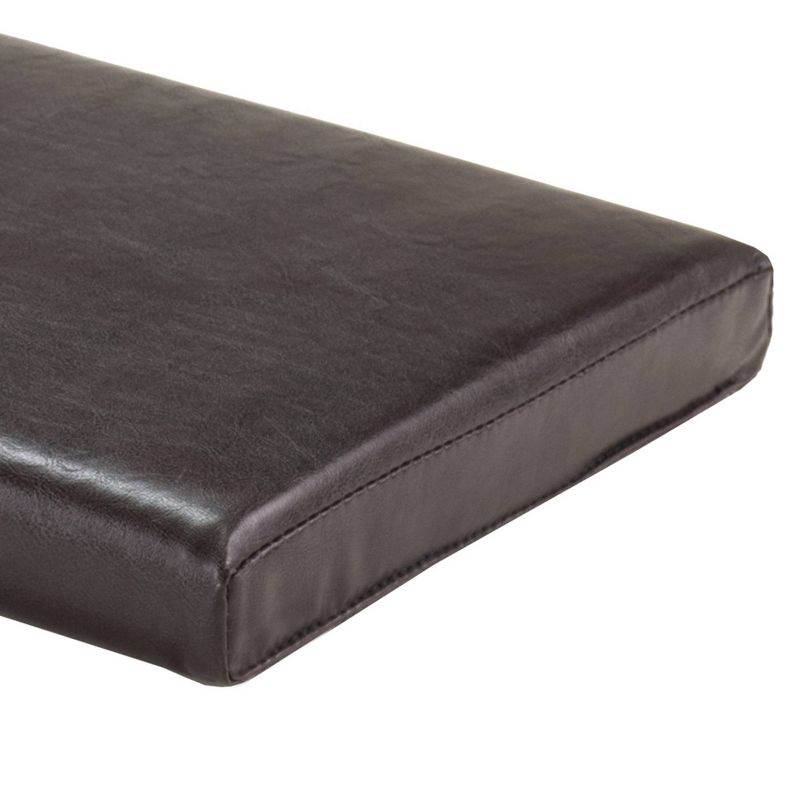 Boris Cushion Bench Seat Faux Leather - Espresso -Winsome, 4 of 6