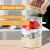 4-Pack 16oz Glass Overnight Oats Jars with Lids, for Pudding & Meal Prep - 3 of 4