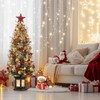 4.5 FT Prelit Premium Artificial Christmas Treefor Christmas Decoration,Yard,Home,Office,Outdoor,Indoor - 2 of 4