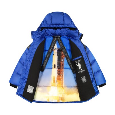 Andy & Evan  Kids Space One Galactic Puffer Jacket.