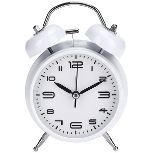 REGALWOVEN Circle Night Light Battery Powered Metal Alarm Clock 6.7 x 3.9 x 2 Inches - 1 of 4