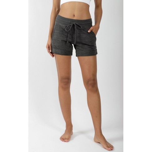 90 Degree by Reflex Soft Activewear Lounge Shorts + Pockets and
