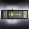 Urban Ambiance Luxury Minimalist Bath Vanity Light,  5"H x 14"W,  Midnight Black Finish, UHP3581 - 4 of 4