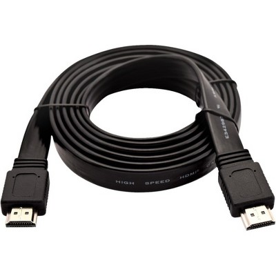 V7 Black Video Cable HDMI Male to HDMI Male 2m 6.6ft - 6.56 ft HDMI A/V Cable for PC, Monitor, Projector, HDTV, Audio/Video Device