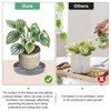 Unique Bargains Plastic Indoor/Outdoor Anti-Rot Water Catcher Tray Plant Saucer 3 Pcs - 3 of 4