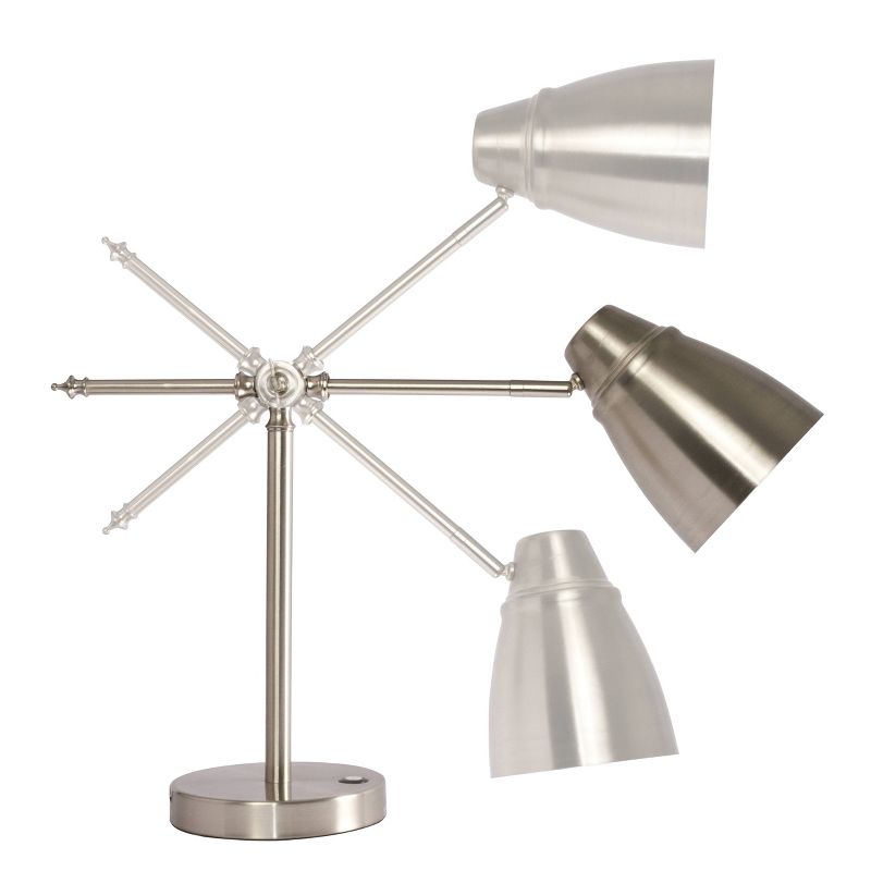Wellness Series Harmonize Desk Lamp (Includes LED Light Bulb) Silver - OttLite, 3 of 9