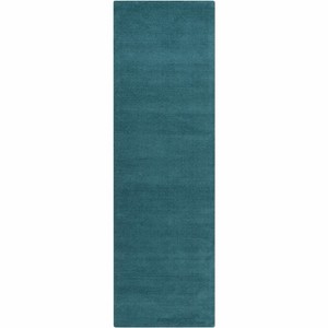 Hauteloom Brockton Solid Wool Teal Area Rug - 1 of 4