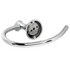 Unique Bargains Towel Ring Hand Towel Holder Hanger for Bathroom Zinc-alloy Shower Caddies 8.3"x3.5"x5.9" Silver 1 Pc - 4 of 4