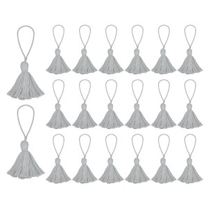Unique Bargains Cotton Mini Hanging Loop DIY Functional Bookmark Tassels 20 Pcs - 1 of 4
