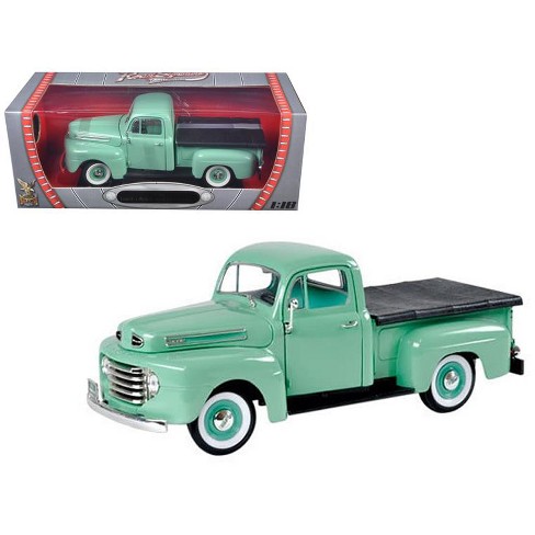 1948 Ford F1 Pickup Truck Green 118 Diecast Model Car By Road Signature