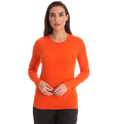 Just Love Women’s Long Sleeve Underscrub T-Shirt – Soft Fitted Undershirt Tee for Nurses, Doctors & Everyday Wear