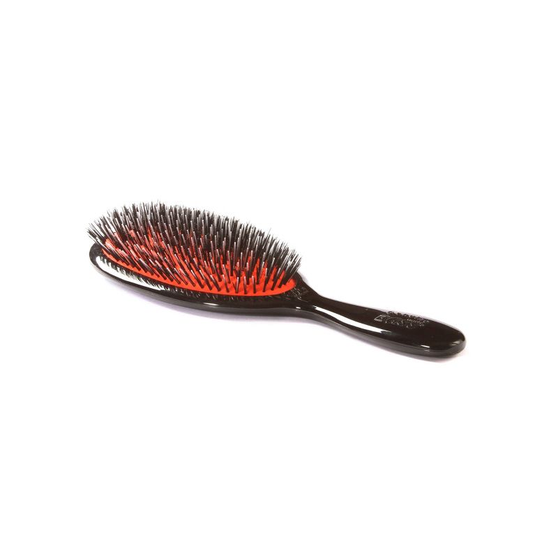 Bass Brushes Elite Series Shine & Condition Hair Brush with Ultra-Premium Natural Bristle & Nylon Pin High Polish Acrylic Handle, 2 of 5