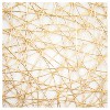 Set of 6 Gold Woven Paper Round Placemat - Design Imports - image 2 of 3