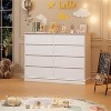 8 Drawer Dressers for Bedroom, Chest of Drawers with Deep Drawers, Large Double Dresser for Closet with Wide Top, Horizontal Wooden Dresser - 3 of 4