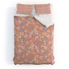 Deny Designs Queen Schatzi Brown Joycelyn Ditsy Apricot Duvet Cover and Pillow Shams: Abstract, Non-Woven, Machine Washable - image 2 of 4