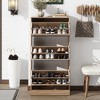 KTMBDW Shoe Cabinet with Drawers, Hidden Wood Shoe Cabinet,Freestanding Shoe Storage Cabinet for Entryway Hallway - 2 of 4