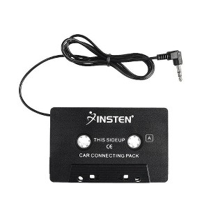 Insten Universal Car Audio 3.5mm Cassette Adapter, Black For Apple iPhone 6 5S Samsung Galaxy S5 S4 HTC One M8 M7 LG G3 - 1 of 4
