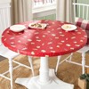 The Lakeside Collection Christmas Canine Custom-Fit Tablecloth Round - 2 of 3