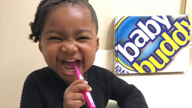 Baby Buddy Brilliant Baby Toothbrush, 2 of 7, play video