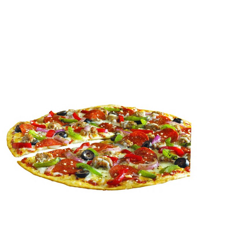 Bellatoria Ultra Thin Crust Ultimate Supreme Frozen Pizza - 21.7oz, 3 of 4
