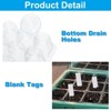Unique Bargains Adjustable Humidity Domes Heightened Lid Transparent Cover Reusable Seeding Tray 5 Packs - 4 of 4