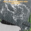 Durable Metal Carport with Galvanized Steel Roof, Outdoor Steel Shelter Kit for Cars, Trucks, Boats and Tractors - 4 of 4