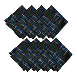 Elrene Stowe Tartan Holiday Plaid Cotton Napkins, Set of 8 - Elrene Home Fashions - 1 of 3