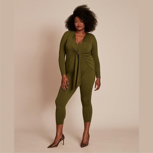 Olive green jumpsuit store target