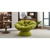 Cesicia Green Accent Chair Oversized 360 Swivel Swivel for Living Room Bedroom - 3 of 4