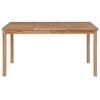 vidaXL Patio Table, 59.1"x35.4"x30.3" Solid Teak Wood - 2 of 4