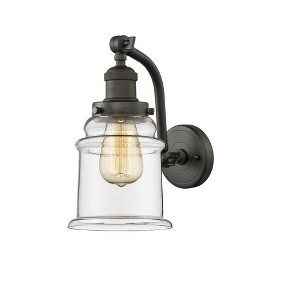 Franklin Restoration - 1 Light Canton Wall Sconce In IndustrialStyle-11.5 Inches Tall and 6 Inches Wide - 1 of 1