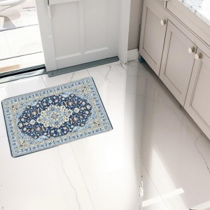 Washable Area Rug for Living Room, Bedroom, Dining, Vintage, Non-Slip, Stain-Resistant - 1 of 4
